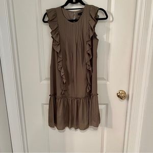 Banana Republic Ruffle and Pleats Dress